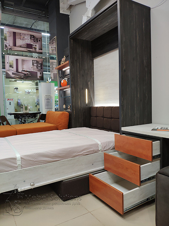 Преимущества покупки шкаф-кровати с диваном от мебельной фабрики «Метра»